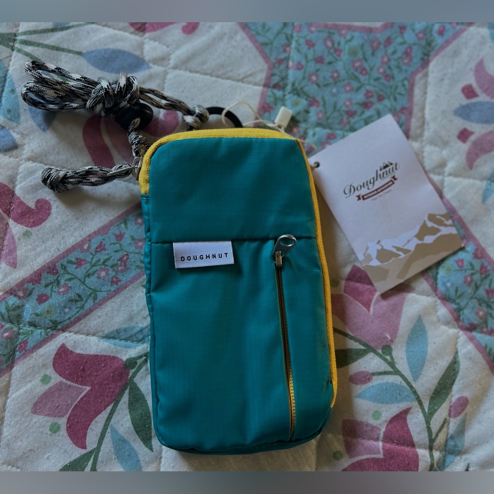 Teal Doughnut Mini Bag